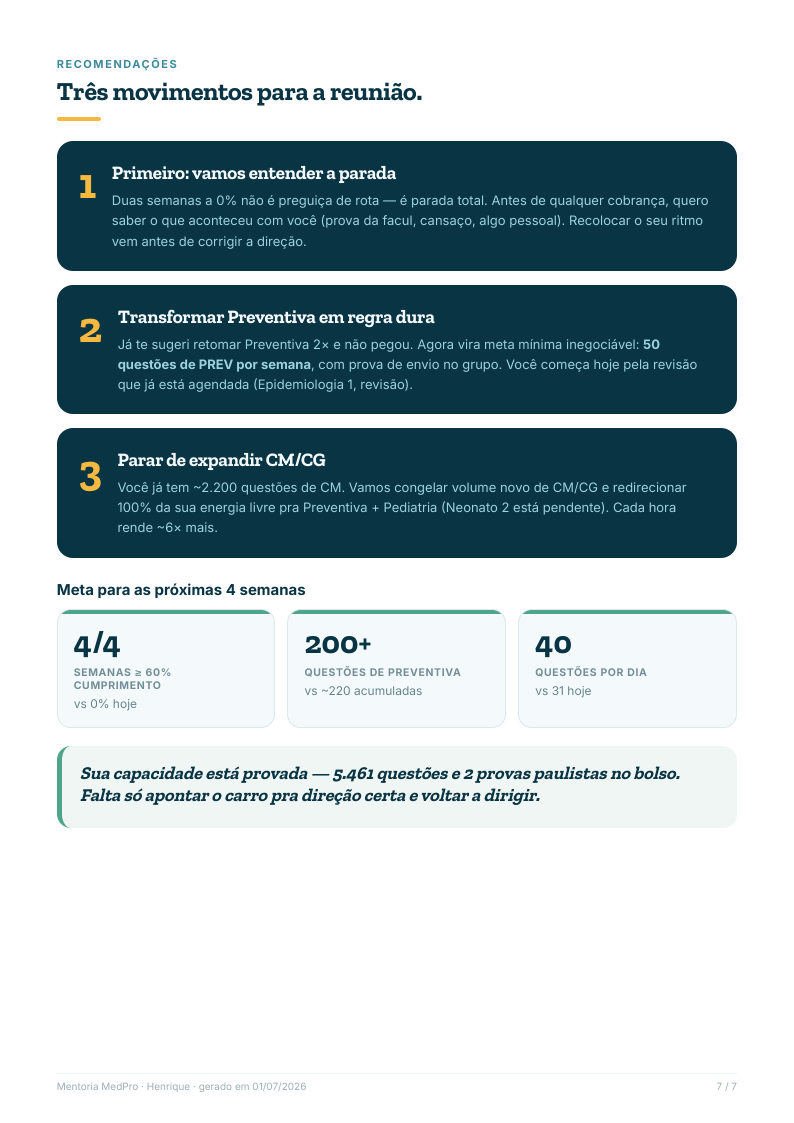 Plano de recolocação